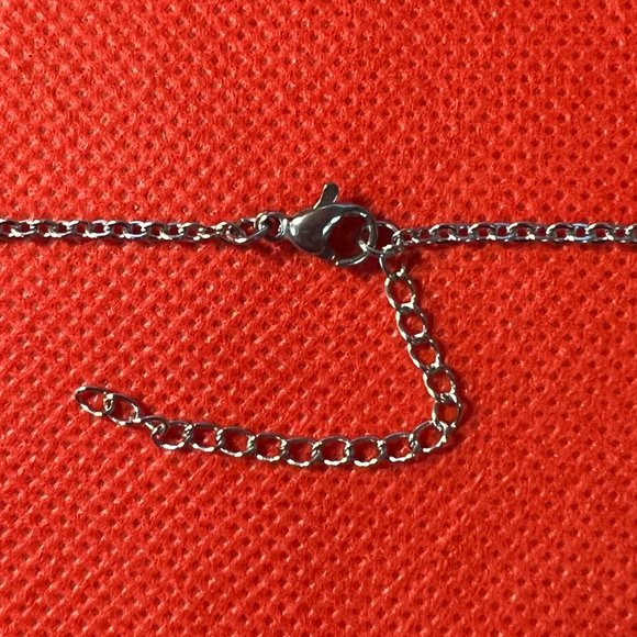 Vintage Microscope Silver Tone Pendant Necklace - Picture 5 of 5